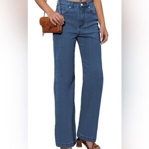 ETTELO Women's Blue Regular Fit Jeans size 2  NWT